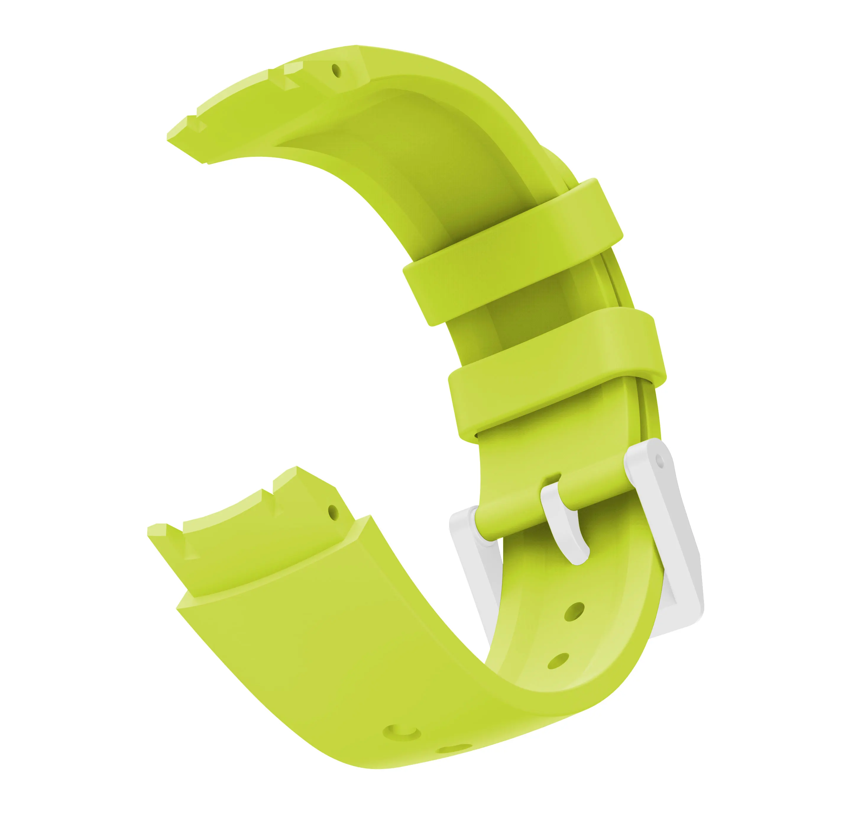 Yayuu, резиновый силиконовый сменный ремешок для часов, аксессуар, ремешок на запястье, спортивные полосы, металлическая застежка, совместимый для TicWatch S, Smartwatch
