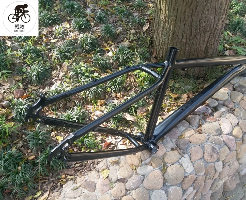 Cheap Kalosse Big tires   bicycle frame  100mm Beach bike frame  17 inch  Fat bike  frame  26*4.0 1