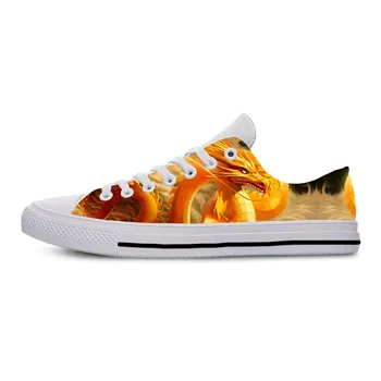 

Golden Chinese Dragon 2019 hot fashion 3D Sneakers for men/women high quality 3D printing Golden Chinese Dragon casual shoes
