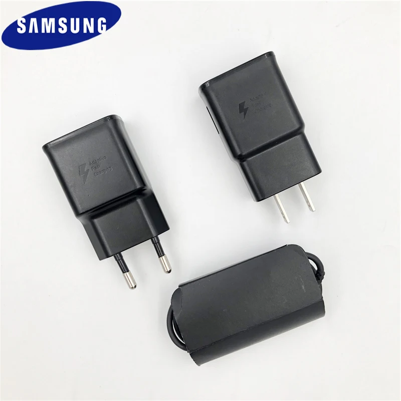 

Original Samsung Galaxy S10 Plus S10E Fast Charger Adaptive EU/US 9V 1.67A USB Quick Adapter 100CM Type C Cable For S10 Lite