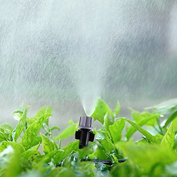 Micro-Flow Drip Watering Irrigation Adjustable Misting Kits System Self Plant Garden Hose Automatic Watering Kits(10m
