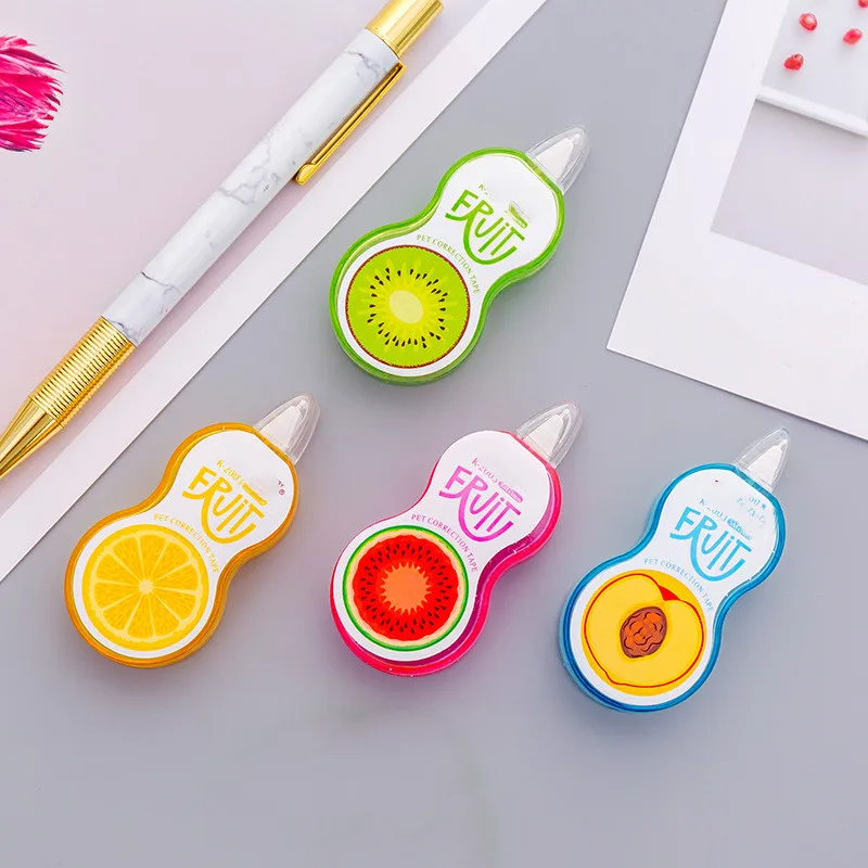 1 шт. прекрасная коррекционная лента Kawaii фрукты ленты школьный письменный корректор инструмент