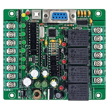 

Programmable Logic Controller Plc FX2N 10MR STM32 MCU 6 Input 4 Output AD 0-10V Motor Controller DC 24V Automatic Relay Control