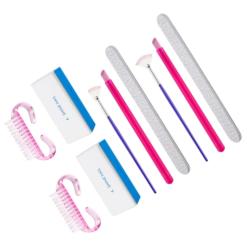 

2 Sets Multifunctional Nail Files Practical Durable Manicure Tools Nail Accessory Nail Art Supplies for Women Girl