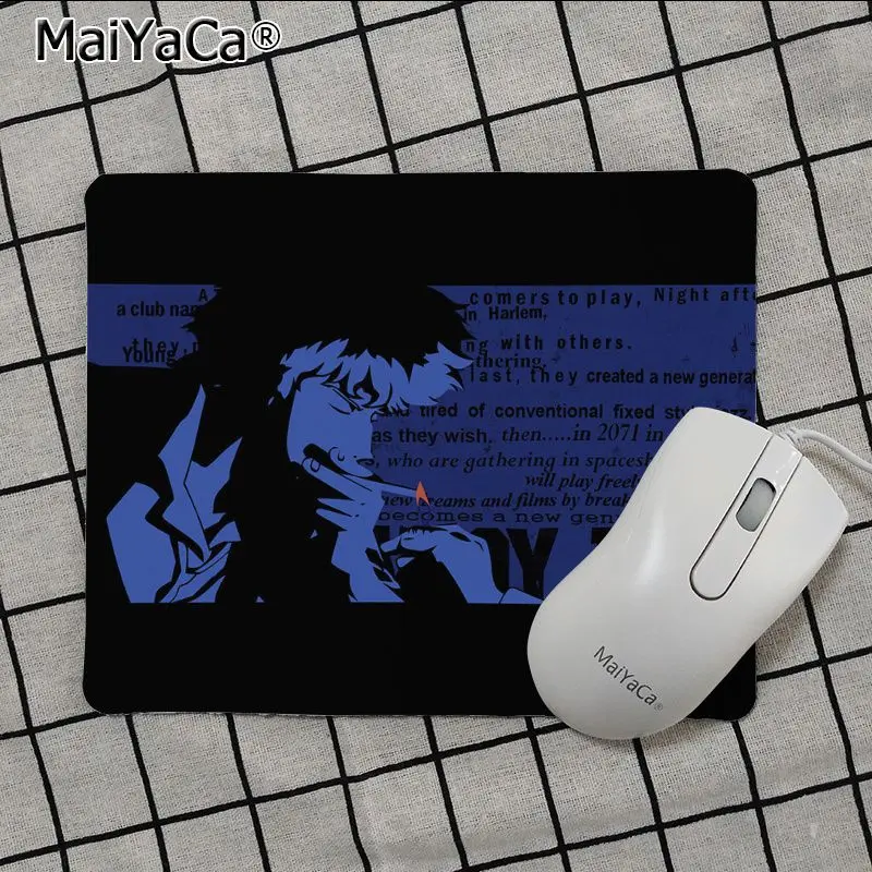 No Lock Edge25x29cm Maiya высокое качество ковбойский Бибоп маленький коврик для мыши ПК компьютерный коврик Лидер продаж подставка под руку мышь - Цвет: No Lock Edge25x29cm