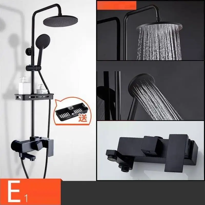 Regendouche Black timna Douchette Regadera De Prysznic панель Ducha Painel Doucheset Eletrico Chuveiro душ для ванной комнаты