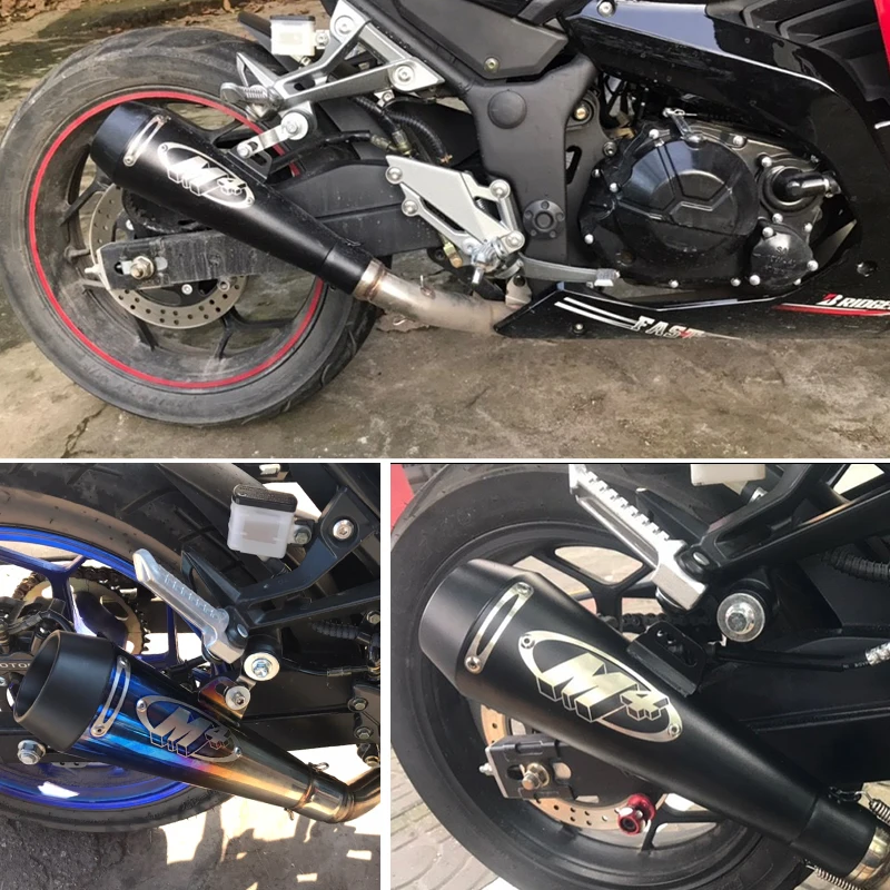 Tubo silenciador modificado de escape Universal para motocicleta