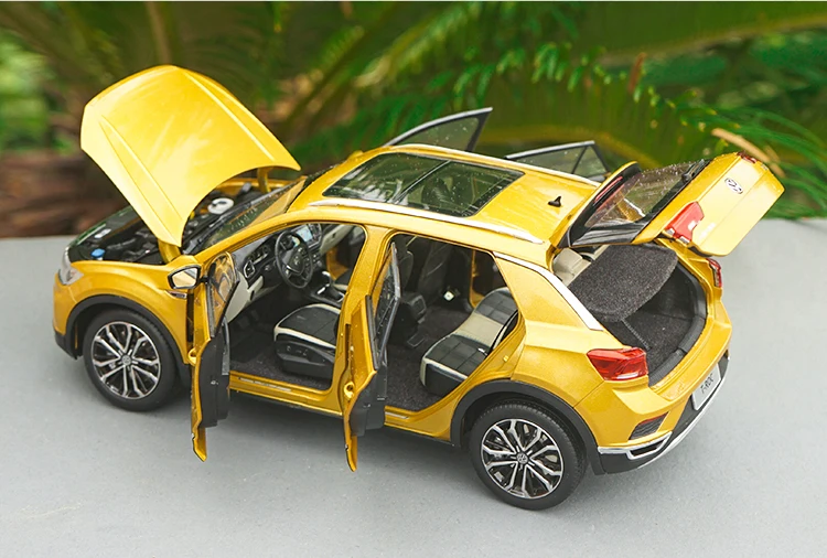 1:18 VW T-ROC внедорожник литая модель автомобиля игрушки Металлическая Модель автомобиля оригинальная коробка