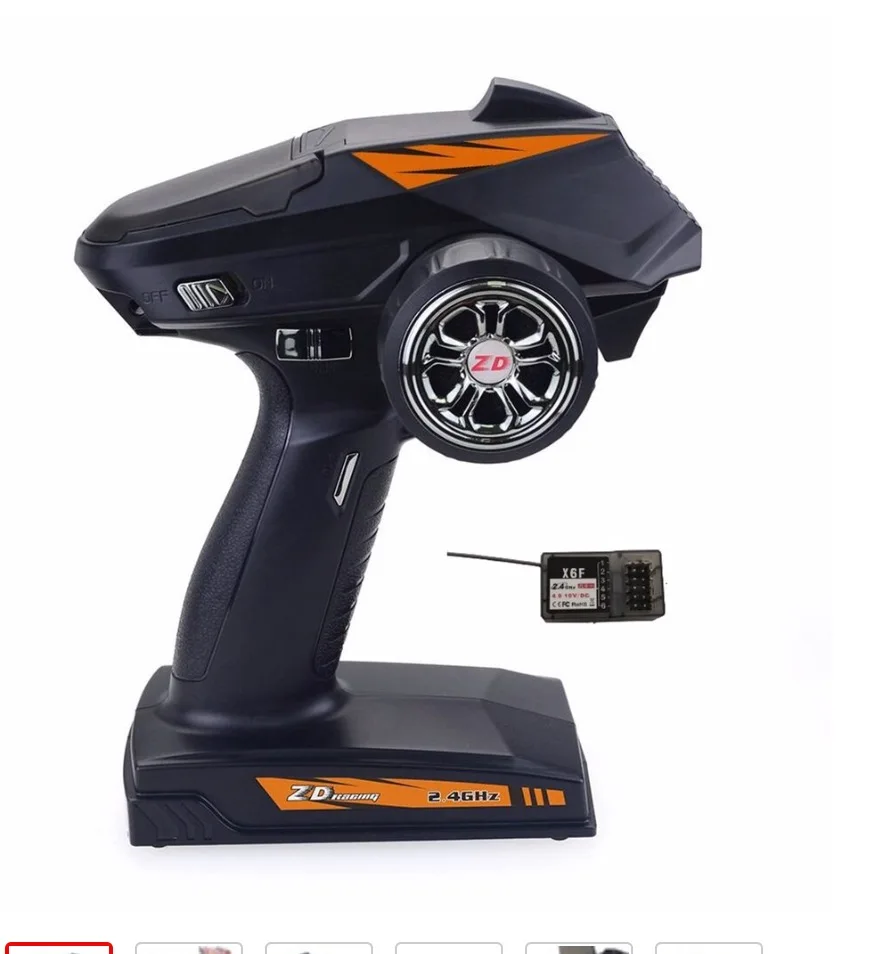 ZD Racing 9102 10421-S Thunder B-10E DIY автомобильный комплект 2,4G 4WD 1/10 Масштаб RC внедорожный Багги без электронных деталей - Цвет: 2.4Ghz Remote