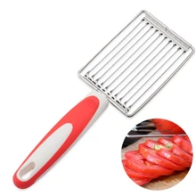 Slicer de tomate aço inoxidável frutas e legumes slicer cortador de carne ferramentas cozinha acessórios