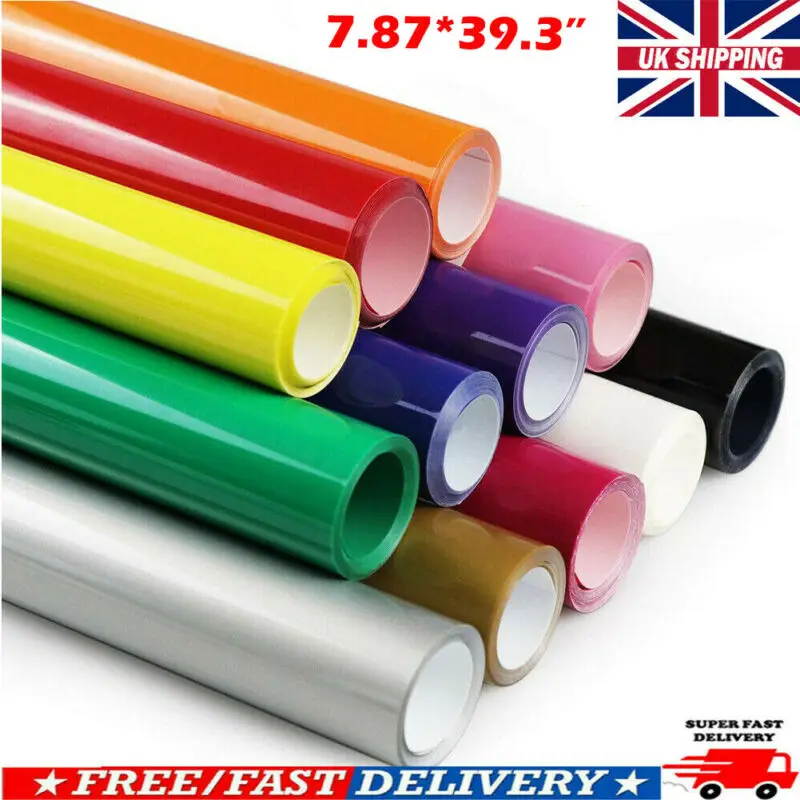 Faroot New Arrival 7.8*39 HTV Heat Transfer Vinyl Roll PU Lettering Film Iron On T-shirt Textile DIY | Дом и сад