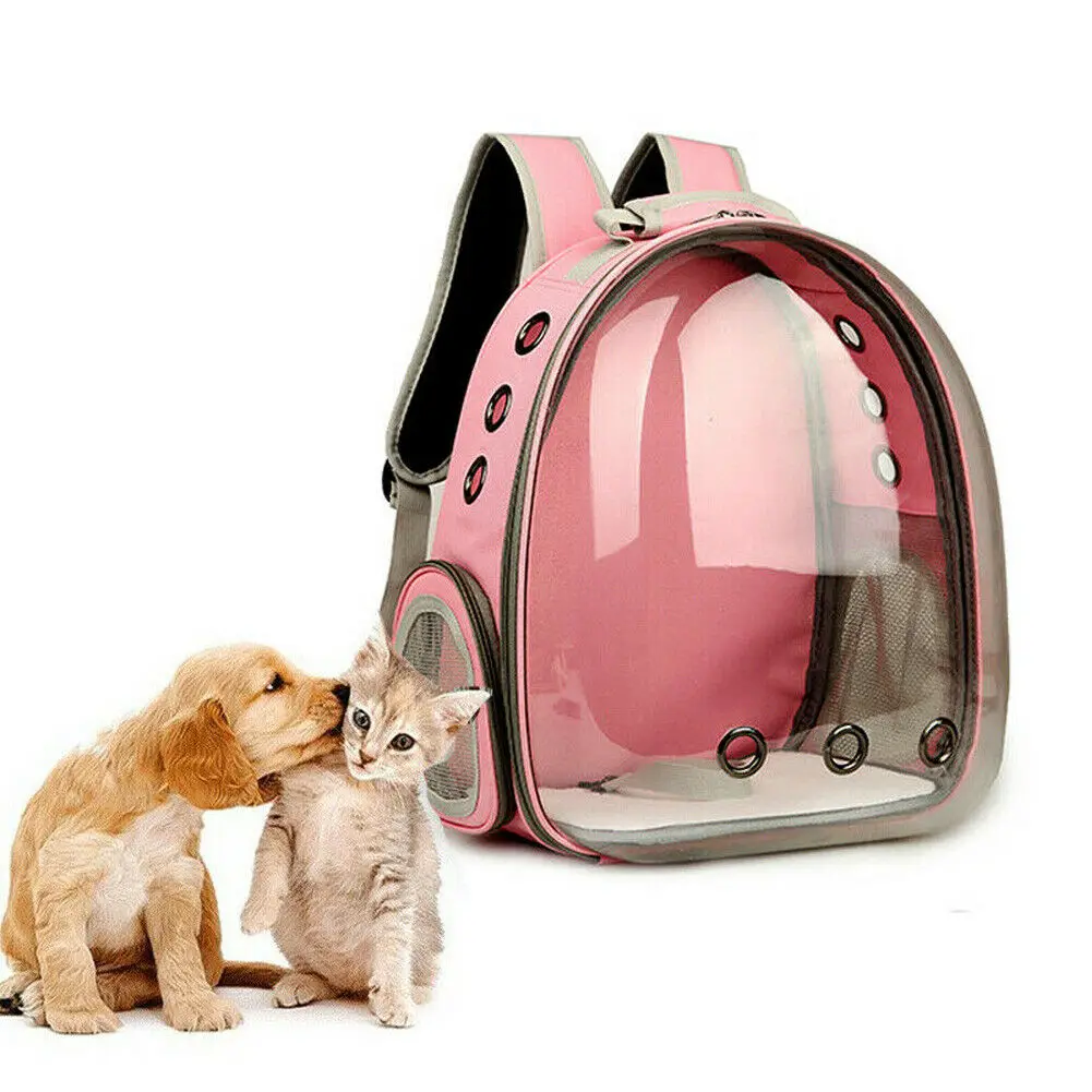 Красивая дышащая переносная сумка-переноска для питомцев кошек и щенков, сумка для путешествий на открытом воздухе, сумка для щенков и кошек, прозрачный космический рюкзак для питомцев, капсула