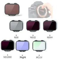 Clip-in CMOS Lens Filter MC UV ND8 ND16 ND32 ND64 ND1000 Night Filter for Sony A7R II III IV A7S II A7II III A9 Camera Clip in 1