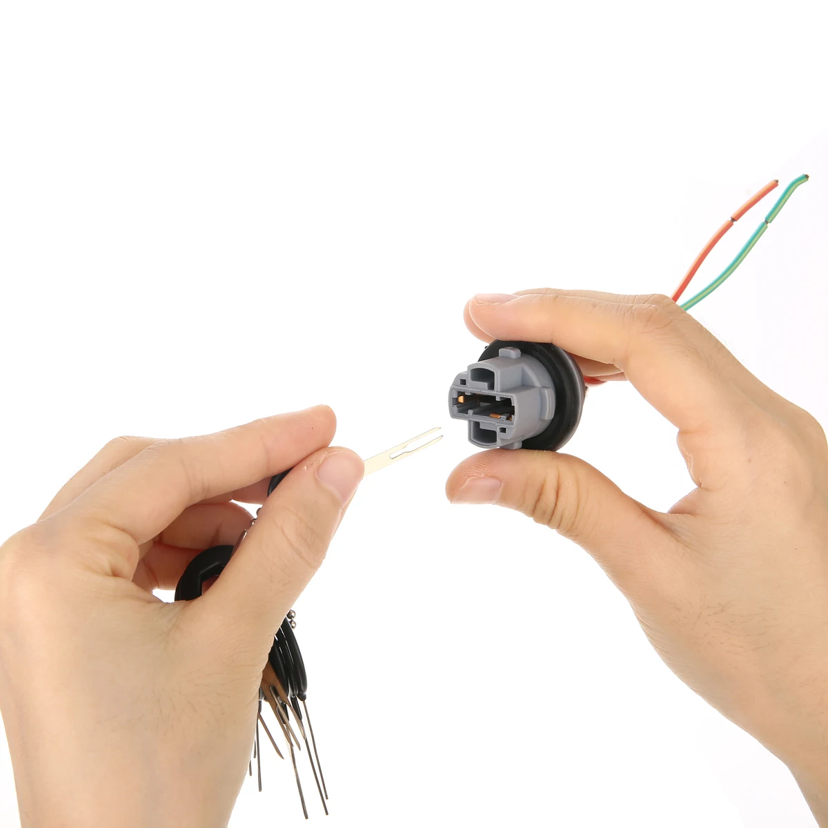 For Car Plug Repair Tool 26pcs Terminal Removal Tools Car Electrical Wiring Crimp Connector Pin Extractor Kit Mayitr