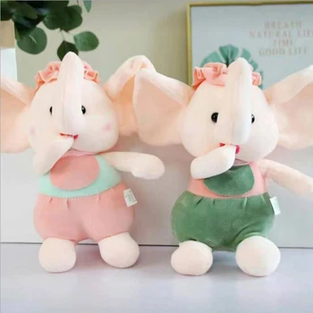 

Cute Cartoon Elephant Plush Toy Stuffed Animal Small Elephant Toys Plush Doll Soft Children Toy Girls Gift 25cm