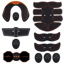 Estimuladores elétricos para massagem de músculos de uso doméstico, equipamento de fitness para exercícios do abdômen, barriga, pernas e braços