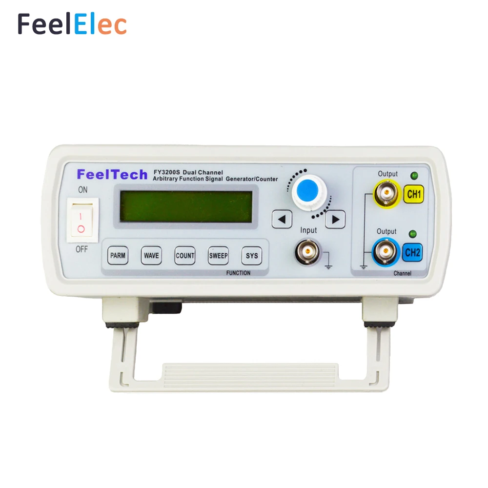 FeelElec FY3200S 24M генератор сигналов с цифровым управлением двухканальный функцией DDS