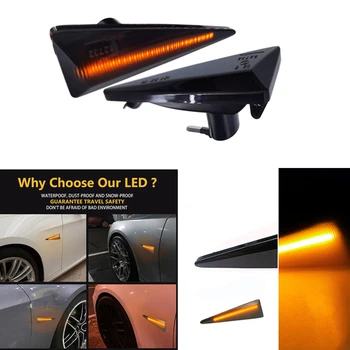 

Car Side Markers LED Indicator Turn Signal Lamp for Renault Espace 4 MK4 Vel Satis Wind Avantime Megane 2 Scenic 2