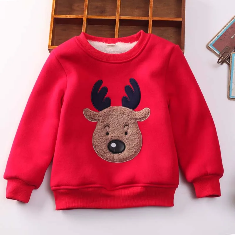 animados elk pulôver suéteres bebê velo roupas