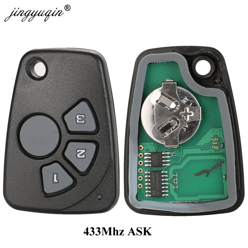 Jingyuqin 4 кнопочный дистанционный Автомобильный ключ для Chevrolet Cruze Spark Onix Silverado Volt Camaro