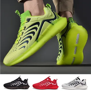 

Men's Fashion Running Shoes Luminous Comfortable Sports Shoes Athletic Outdoor Sneakers