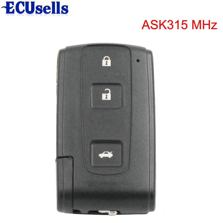 3 кнопки ASK315MHz дистанционный ключ 0030 TOY48 без LG(подходит для корона в подарок