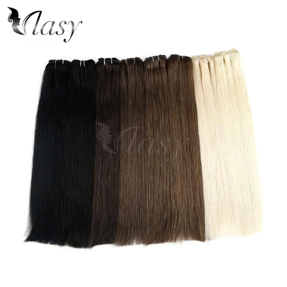 Vlasy 20'' 7pcs/set Remy Clip On Extensions Seamless Straight Double Drawn Clip In Human Hair Extensions 130g/pc 16 clips
