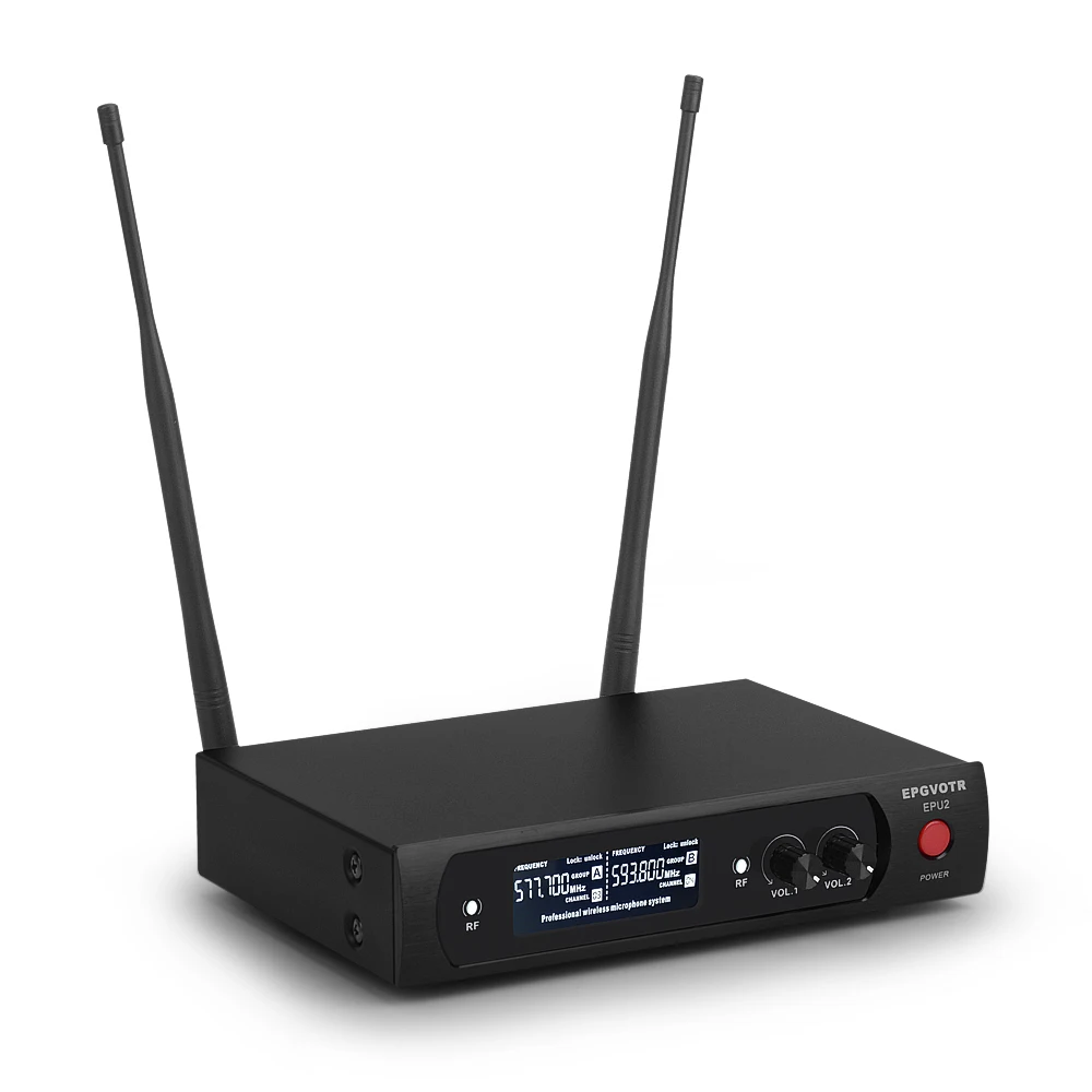 EPGVOTR UHF Wireless Microphone System with 2