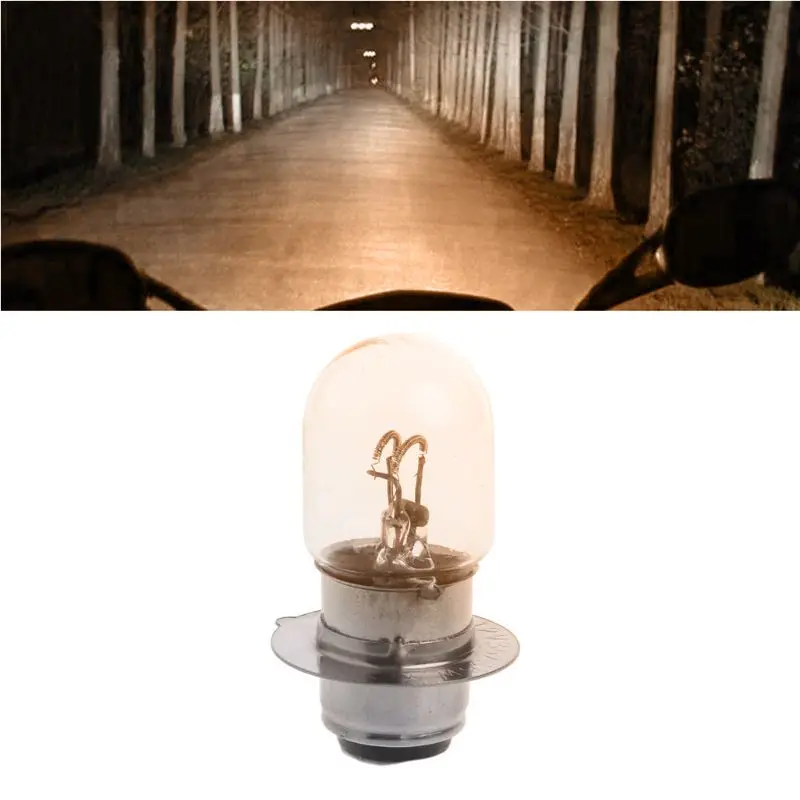 T19 P15D-25-1 DC 12V 35W теплый белый фара с двойной нитью накала лампы для мотоцикла