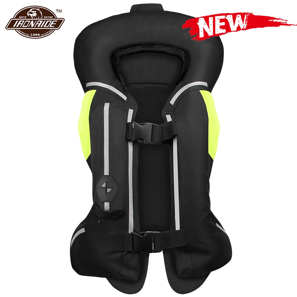 NEW Reflective Vest Motorcycle Air-bag Vest Airbag Moto Reflective Safety Vest Professional Advanced Air Bag Reflective Clothing