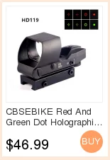 Охотничьи прицелы голографический рефлекторный прицел зеленый красный точка с ласточкин хвост лазерное положение винтовка коллиматор 22 мм направляющая