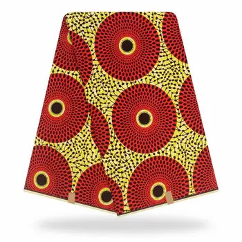

Fashion Veritable African Wax Guaranteed Real Ankara Wax 100% Cotton Nigeria Wax Fabric 6yards African Wax prints Fabric!