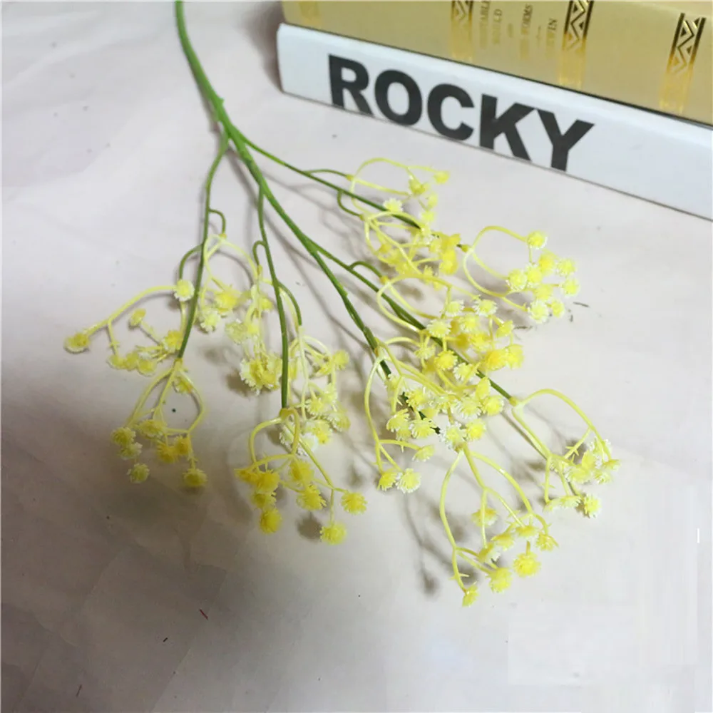 Искусственный цветок Gypsophila Шелковый Свадебный букет украшение для дома ручная