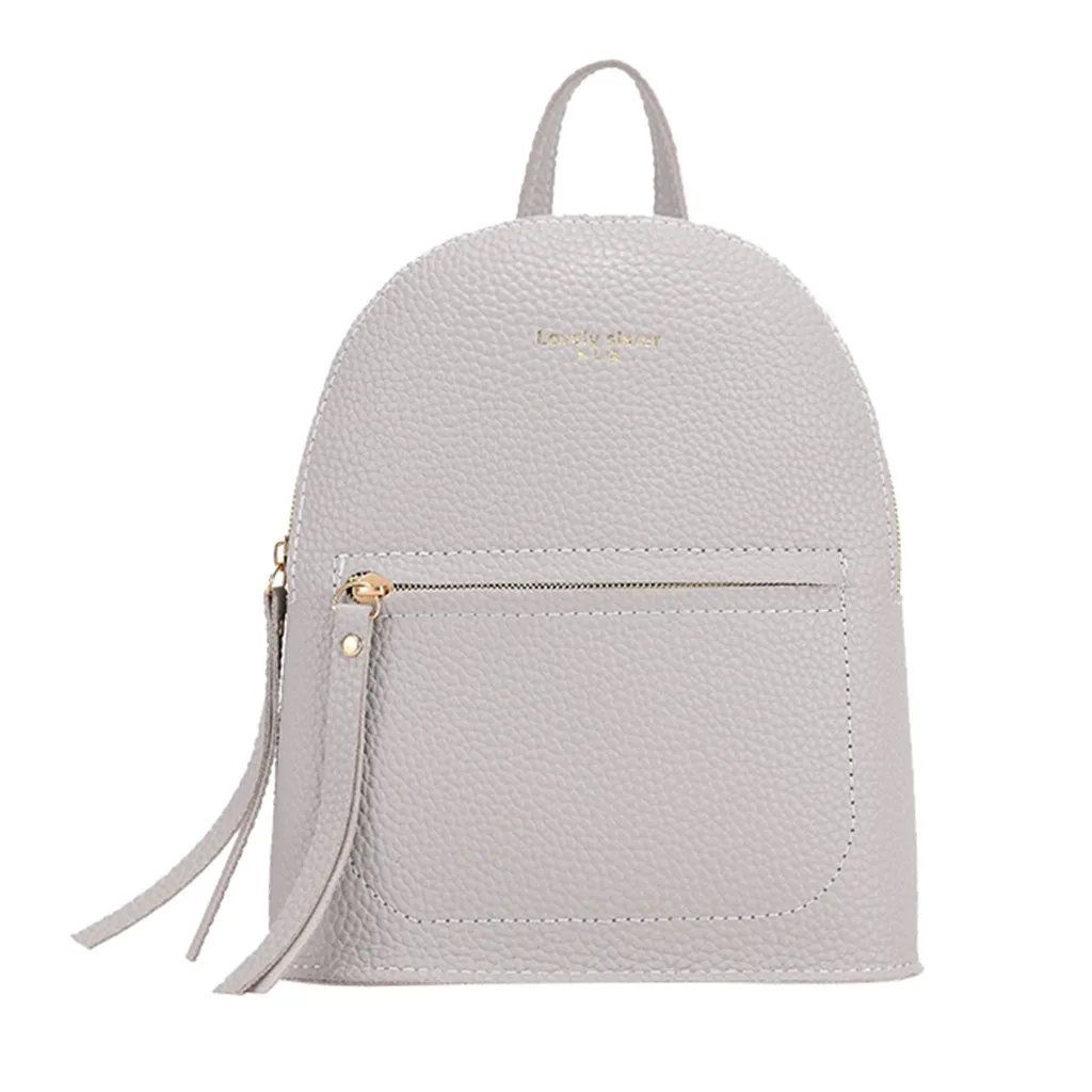 25# Дизайнерский Модный женский рюкзак мини мягкий на ощупь Многофункциональный Маленький Рюкзак Женская Дамская сумка через плечо кошелек для девушек