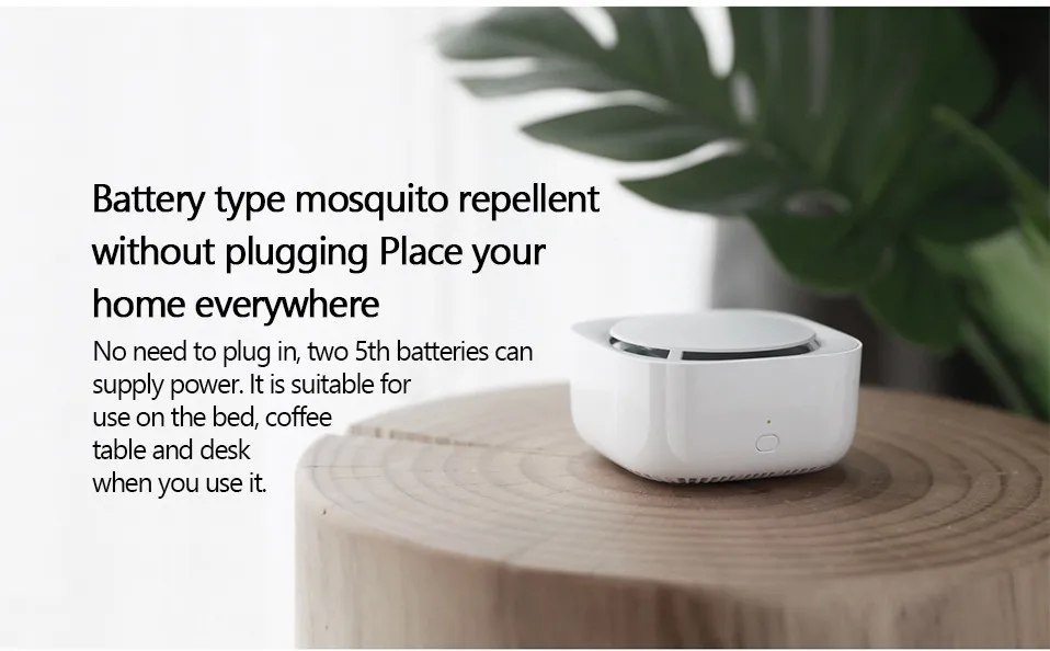 New Xiaomi Mijia Mosquito Repellent Killer basic version No Heating Fan Drive Portable Insect Repeller Timing Function Repellent (8)