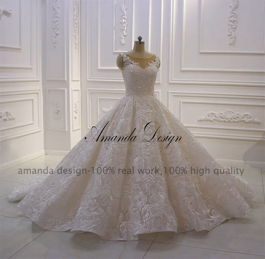 Аманда дизайн халат mariage femme богемный свадебный наряд с кружевной отделков рукавов Кружева свадебное платье