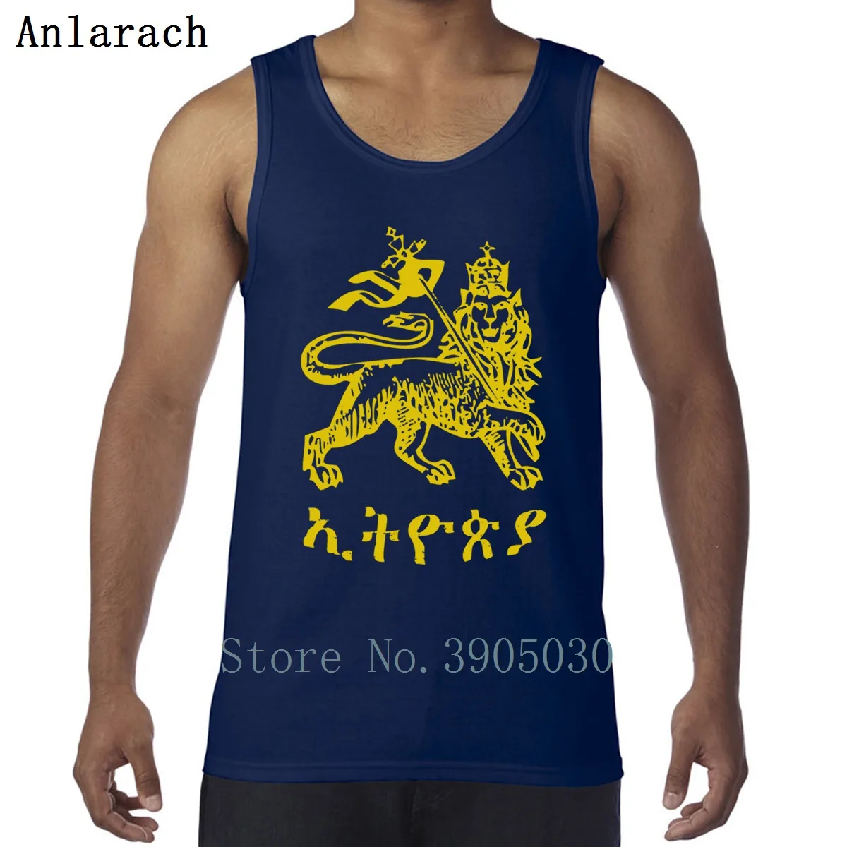 Ethiopia Lion Of Judah Vests Comfortable Sleeveless Famous Spring Tank Tops Men Designer Letters Famous Streetwear