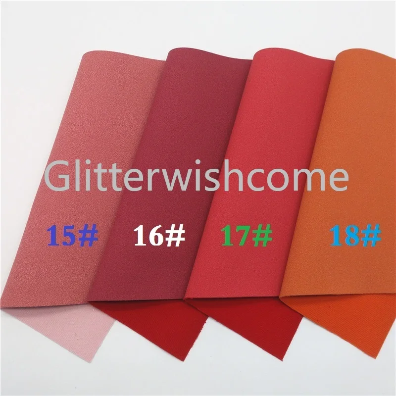 Glitterwishcome 21X29 см A4 размер винил для бантов замша Синтетическая кожа ткань искусственная кожа листы для бантов, GM096B