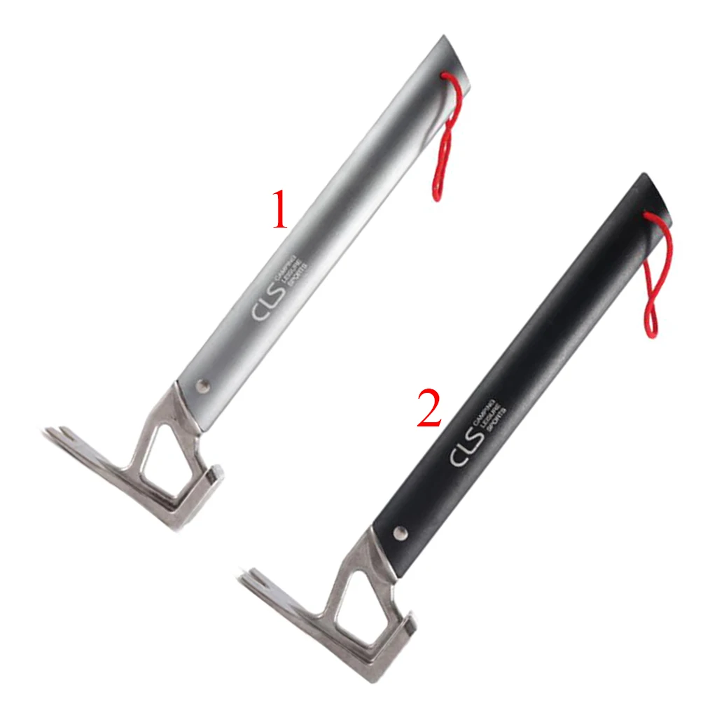 Multifunctional Outdoor Camping Tent Hammer Stake Remover Nail Puller