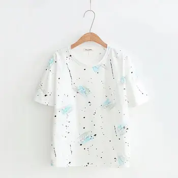 

Women New Summer Fashion T-shirt O-Neck Short Sleeve T shirts Female Casual