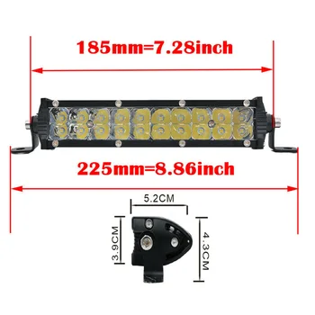 

LED light bar Work Light LED Fog Light Off-Road Driving Lamp 60W High quality IP68