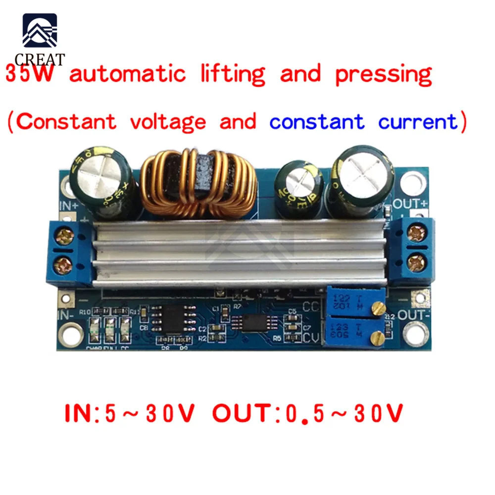 Cc Cv Regolabile 3A 35W Dc 5 -30V A Dc 0.5 -30V Step Up Down Buck Boost Converter Modulo Di Alimentazione Regolatore Di Tensione