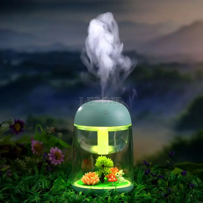 LEPOID, 3D увлажнитель, цветная майка, диффузоры, ландшафтный туман, ароматерапия, Fogger Humificador для дома, 180 мл