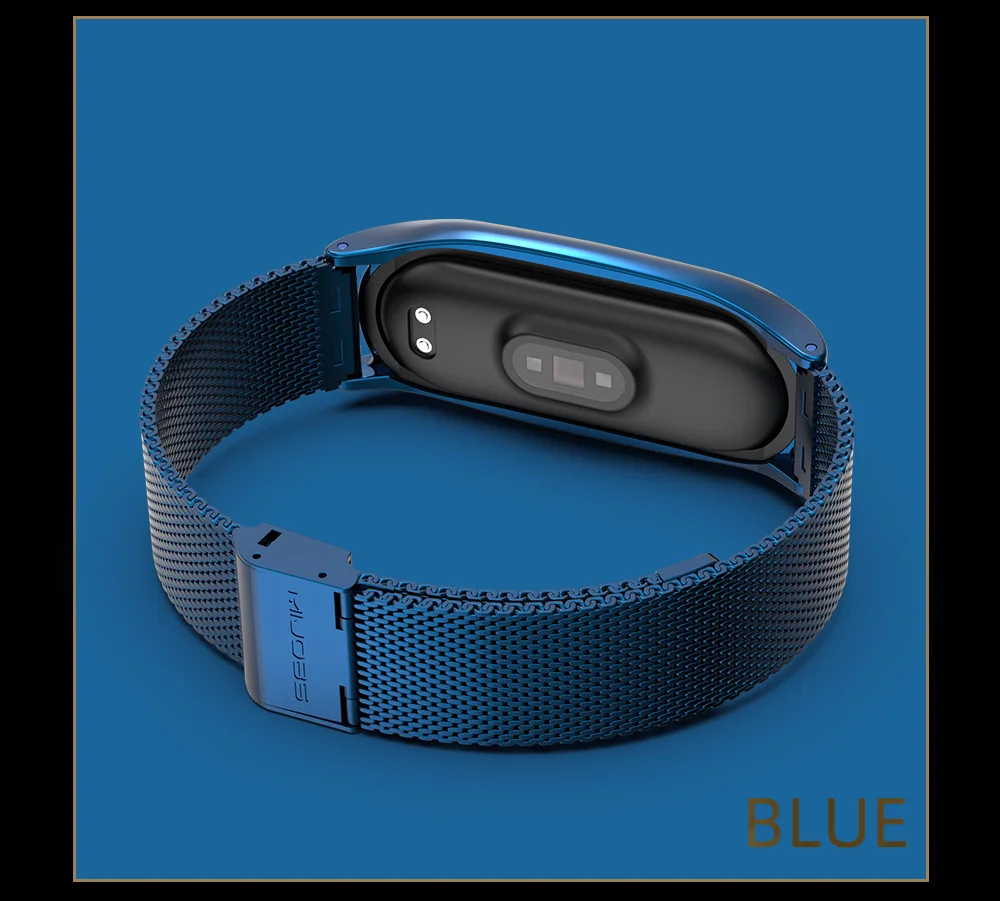 Metal Strap Plus for Mi Band 4 3 Wristbands Stainless Steel Bracelet for Xiaomi Mi band 4 Strap Correa 3 Wristbands Pulsera