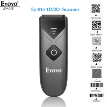 Eyoyo EY-015 мини сканер штрих-кода USB Проводная 2,4G беспроводной 1D 2D QR PDF417 сканер штрих-кода для iPad iPhone и Android планшеты ПК