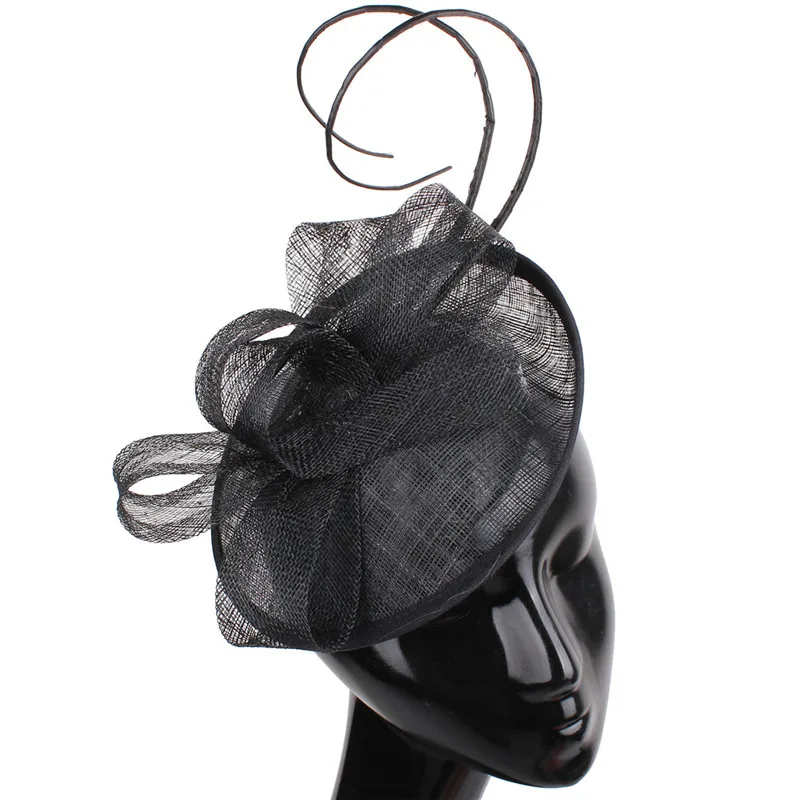 Sinamay millinery, головной убор, головной убор, Заколки для женщин, для гонок, церкви, свадебные перьевые аксессуары, новинка, высокое качество, millinery