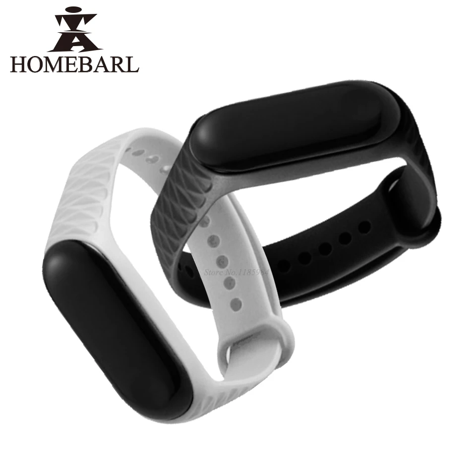 Сменный Браслет для Xiaomi Mi Band 3 4 спортивный силиконовый ремешок наручных часов