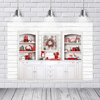 

Photo Background Christmas Kitchen Photography Backdrops Newborns Baby Child Studio Kitchen Interiros Backdrop