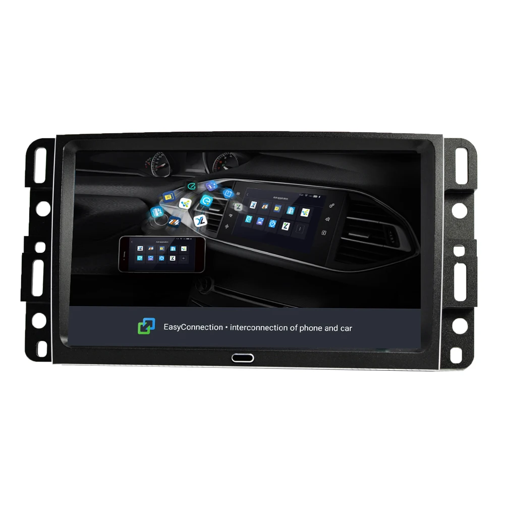 NaviTopia 1024*600 9 дюймов 8 core ram 2G rom 32G Android 8,1 автомобильный радиоплеер для Chevrolet epica/captiva