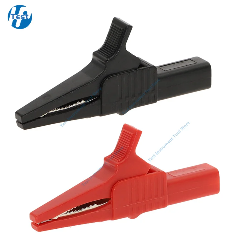 1PCS 32A 1000V Copper Alligator Clip For 4mm Banana Multimeter Pen HV Test Battery Test Clip Crocodile